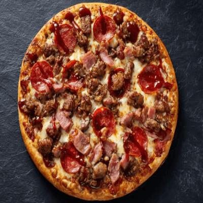 Bbq Meat Up Pizza 