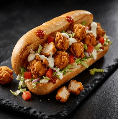 Chicken Pakora Hoagie 