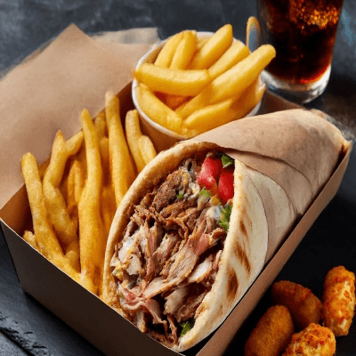Doner Kebab Pita Box 