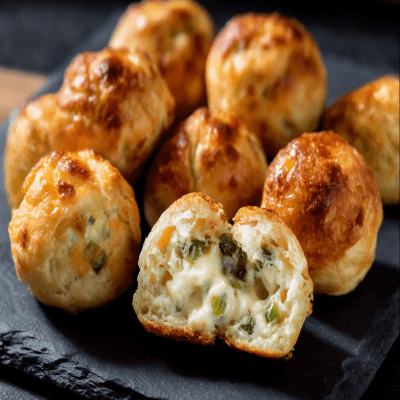 Jalapeno Cheese Dough Balls 